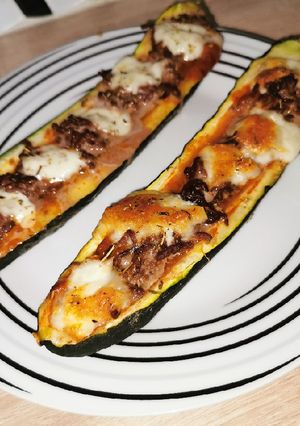 Une photo de Courgettes farcie façon bolognaise