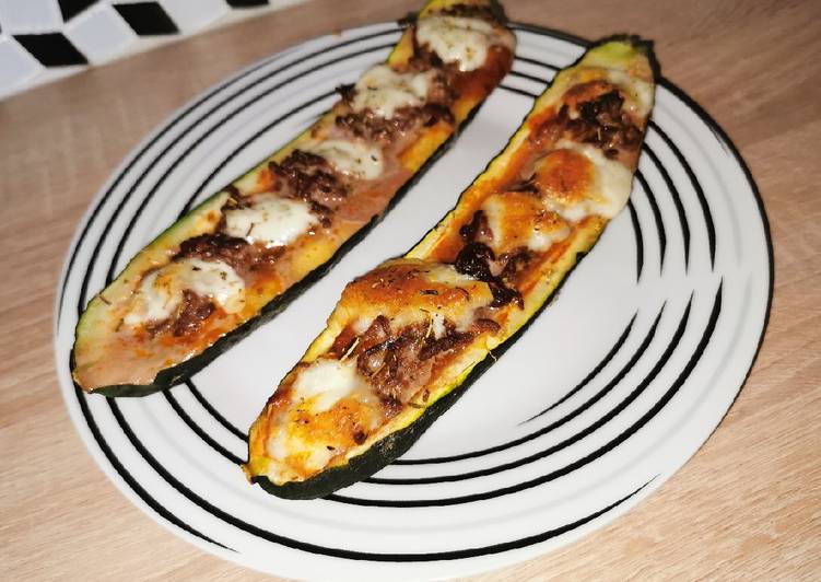 Comment Cuisiner Courgettes farcie façon bolognaise