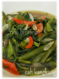 Foto resep cah kangkung