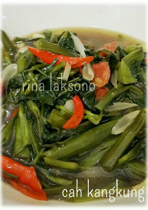 Foto resep cah kangkung
