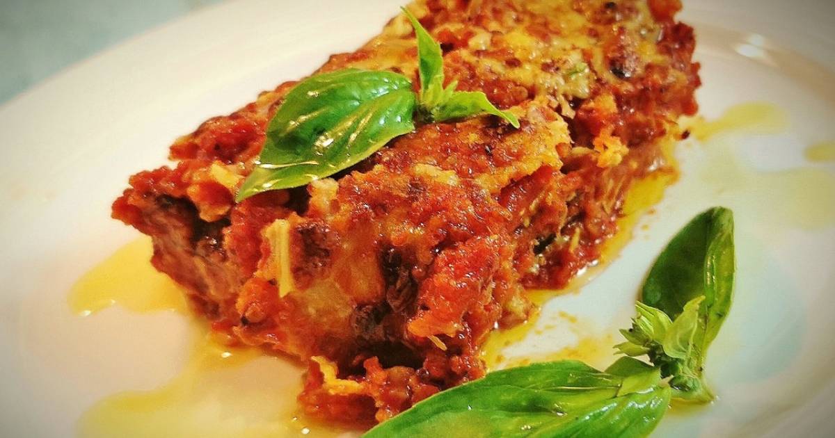 Parmigiana di Melanzane (Parmesana de Berenjena) Receta de josevillalta-  Cookpad
