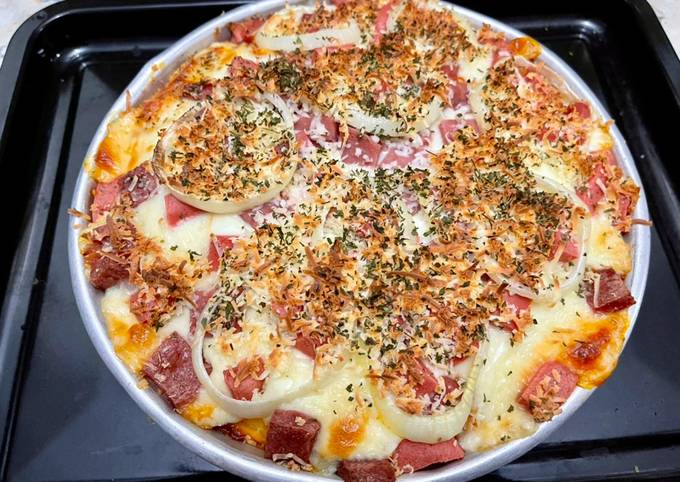 Resep Pizza Keju Mozarella Oleh Mela Apple Cookpad