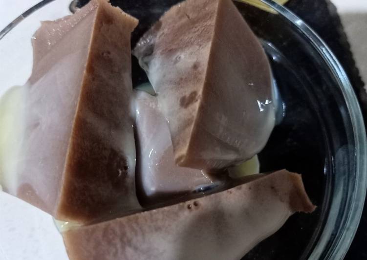 Puding coklat