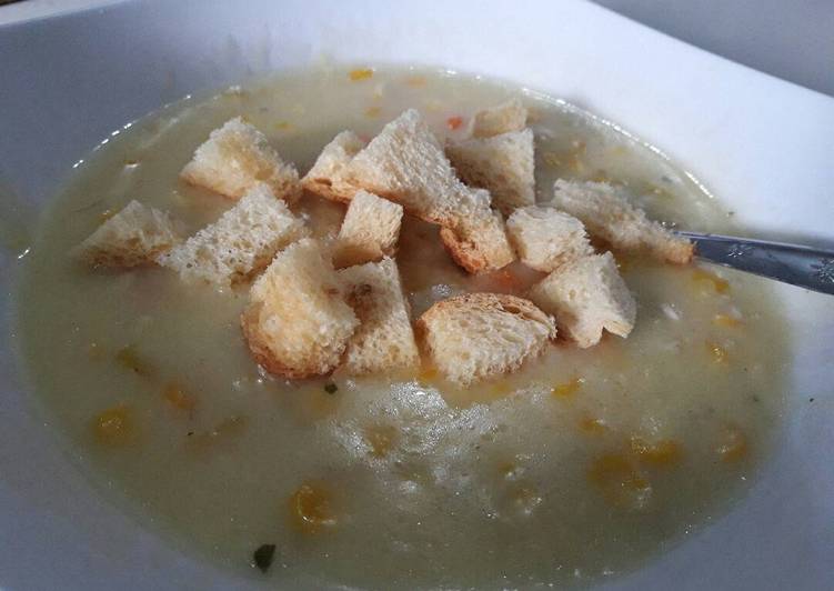 Bumbu Cream soup ayam jagung wortel | Cara Bikin Cream soup ayam jagung wortel Yang Mudah Dan Praktis