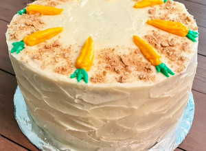 A picture of Carrot Cake 🥕 🎂.