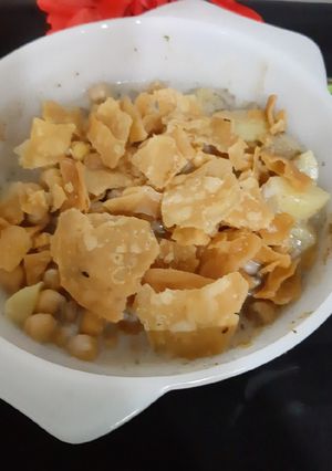 A picture of Chana chaat.