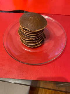 Una foto de Blinis de banana