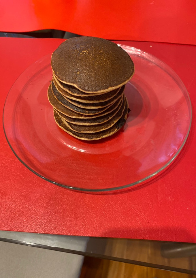 Una foto de Blinis de banana