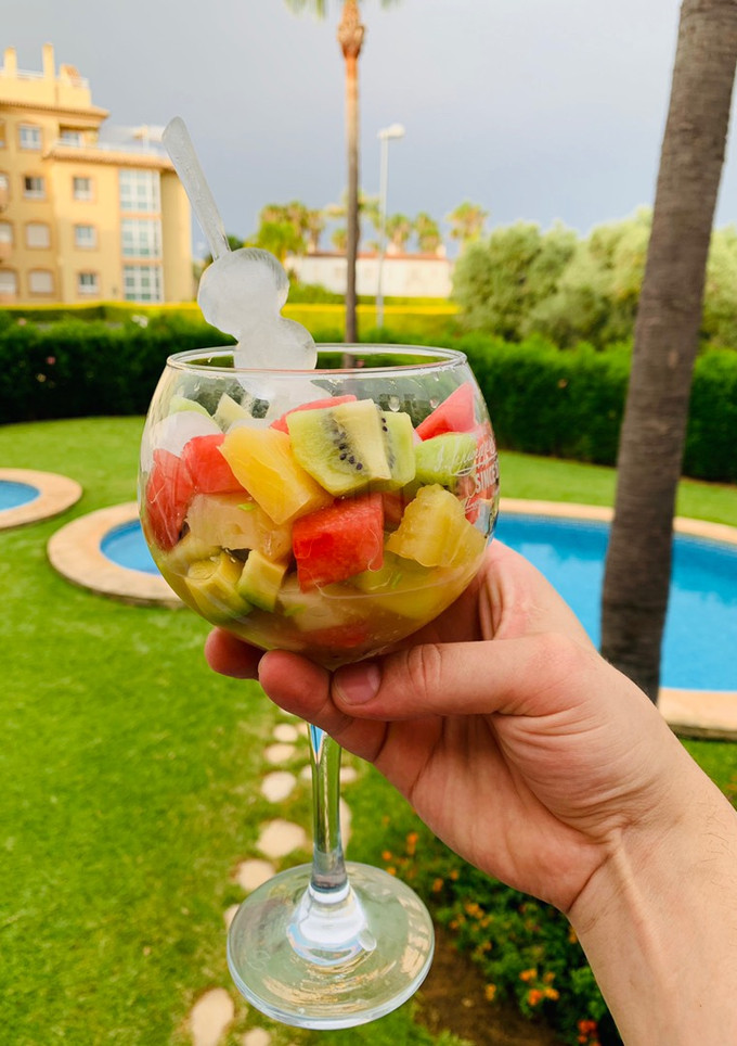 Una foto de Cóctel de frutas