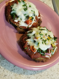A picture of Zucchini Burger Patties.