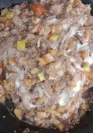 Una foto de Berenjenas asadas