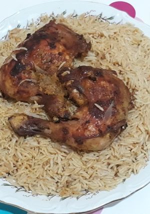 صورة لوصفة رز المندي