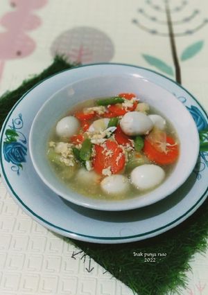 Foto resep SOP Orak Arik Sayuran Telur Puyuh