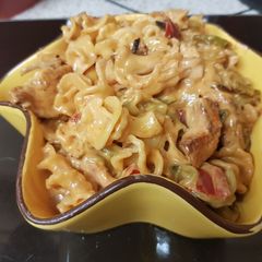 A picture of My Chicken Cheesey Gigli.