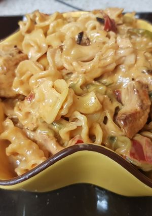 A picture of My Chicken Cheesey Gigli.