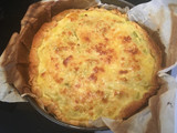 Quiche de puerros fácil y rápida