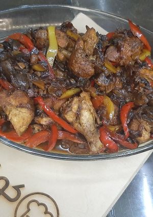 عکسی از دستور خوراک مرغ ابتکاری 👌🙃
