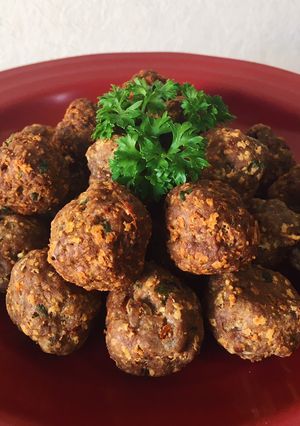 Foto resep Polpette di carne fritte (italian meatballs)