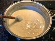 Uma foto de arroz doce