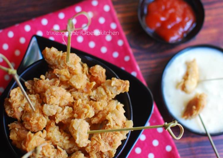 Bahan Ayam Popcorn Saus Keju | Bahan Membuat Ayam Popcorn Saus Keju Yang Bisa Manjain Lidah