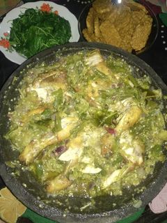 Foto resep Ayam penyet cabe hijau