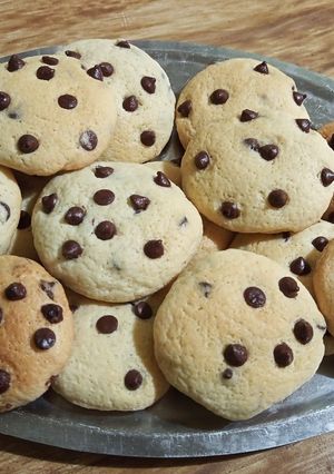 Una foto de Cookies con chips