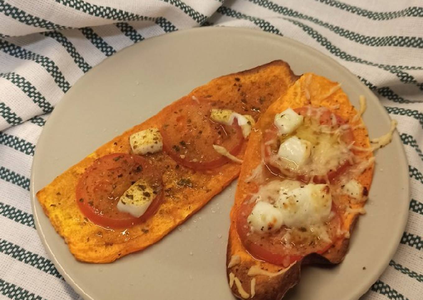 Mini pizzas de batata