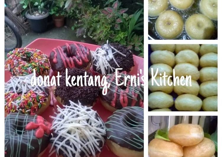 Donat kentang toping coklat
