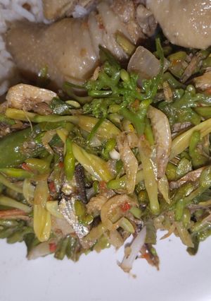 Foto resep Oseng Kembang Kates (Oseng Bunga Pepaya)