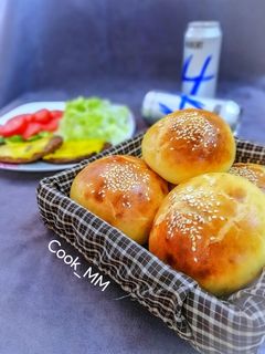 عکسی از دستور نان همبرگر