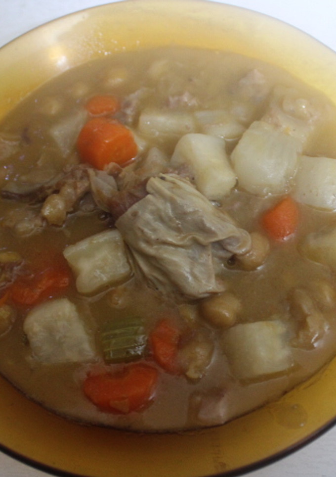 Una foto de Guiso de garbanzos