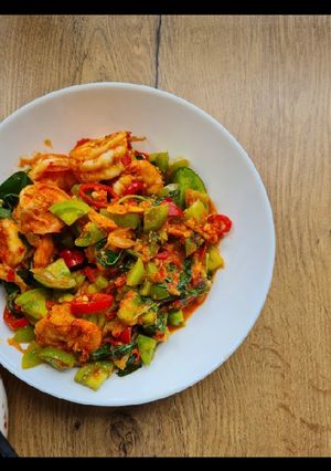 Foto resep Udang Daun Kemangi