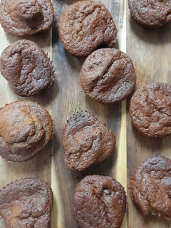 Foto de Queques de Chocolate na airfryer