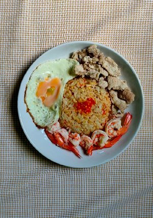 รูปของ ข้าวคลุกน้ำพริกเกลือ