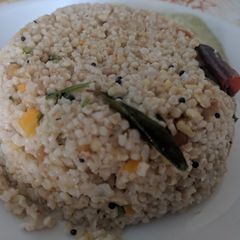 A picture of Wheat Rava Upma.