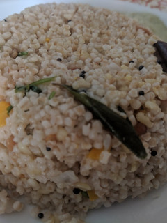 A picture of Wheat Rava Upma.