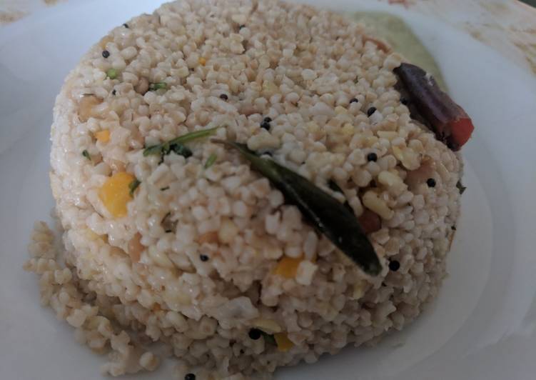 Recipe of Super Quick Homemade Wheat Rava Upma