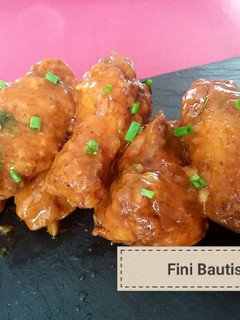 Una foto de Alitas de pollo con salsa Buffalo