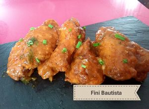 Una foto de Alitas de pollo con salsa Buffalo