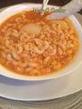 Sopa de coditos casera😋