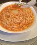Sopa de coditos casera😋