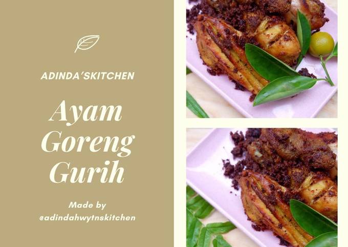 32. AYAM GORENG GURIH MADE BY @adindahwytnskitchen (Instagram) 🌻