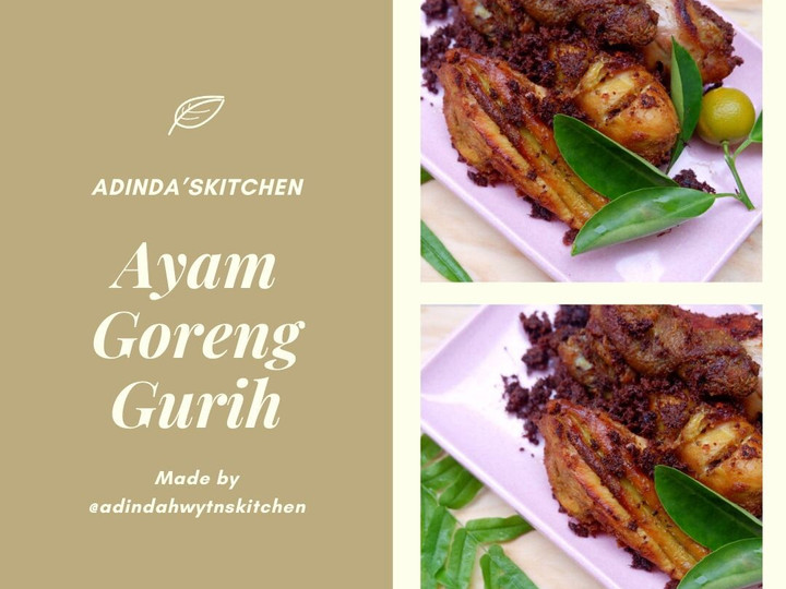 Langkah Mudah untuk Membuat 32. AYAM GORENG GURIH MADE BY @adindahwytnskitchen (Instagram) 🌻 Menu Enak