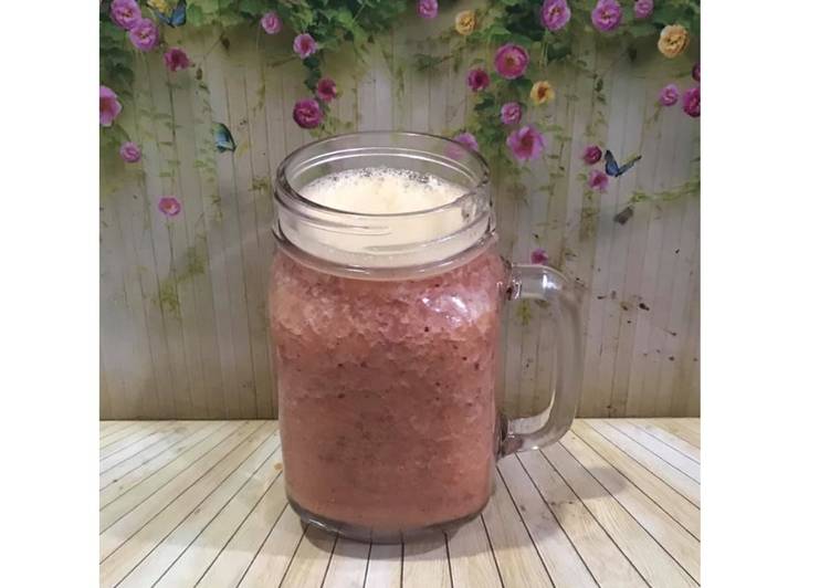 Langkah Mudah untuk Menyiapkan Diet Juice Apple Mango Purple Cabbage Chicory, Sempurna