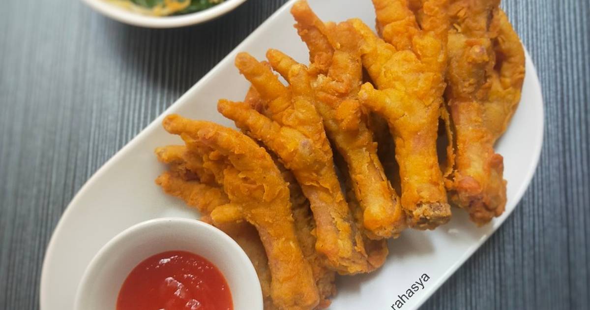 214 Resep Cara Membuat Ceker Crispy Enak Dan Mudah Cookpad