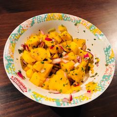 A picture of Mango salsa.