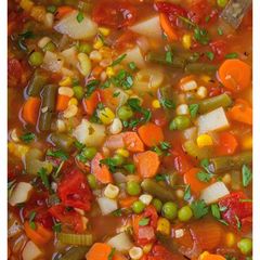 A picture of Vegetables soup.