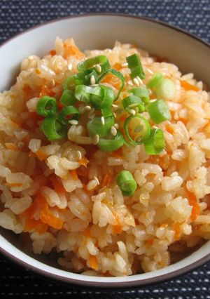 A picture of Carrot Takikomi Gohan.