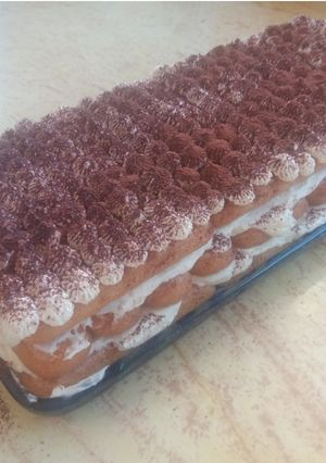 O poză a rețetei Tiramisu tradițional.