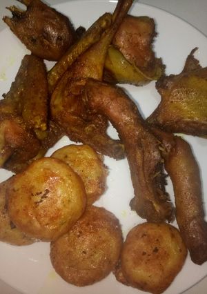 Foto resep Bebek peking goreng dan perkedel paling simple ala ndut